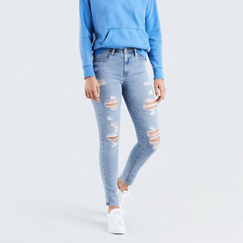 Levis High Skinny Jeans